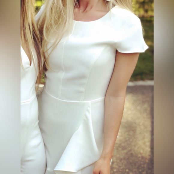 Amanda Uprichard white mini dress, worn once, perfect condition - Picture 2 of 2